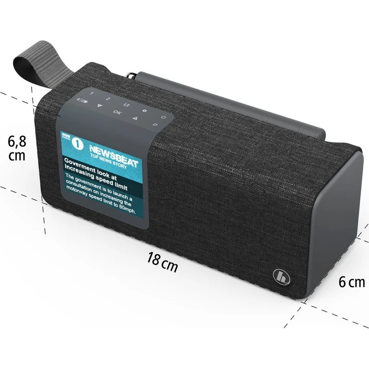 Hama DR200BT Digitalradio mit Bluetooth, schwarz – Bild 9