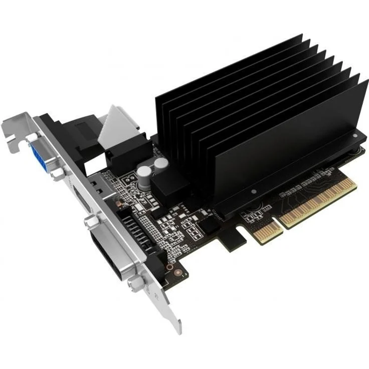 Palit NEAT7100HD46H GT710 2048MB Graphic Card NVIDIA (PCI-e GDDR3, VGA-DVI-HDMI, 1x GPU) – Bild 1