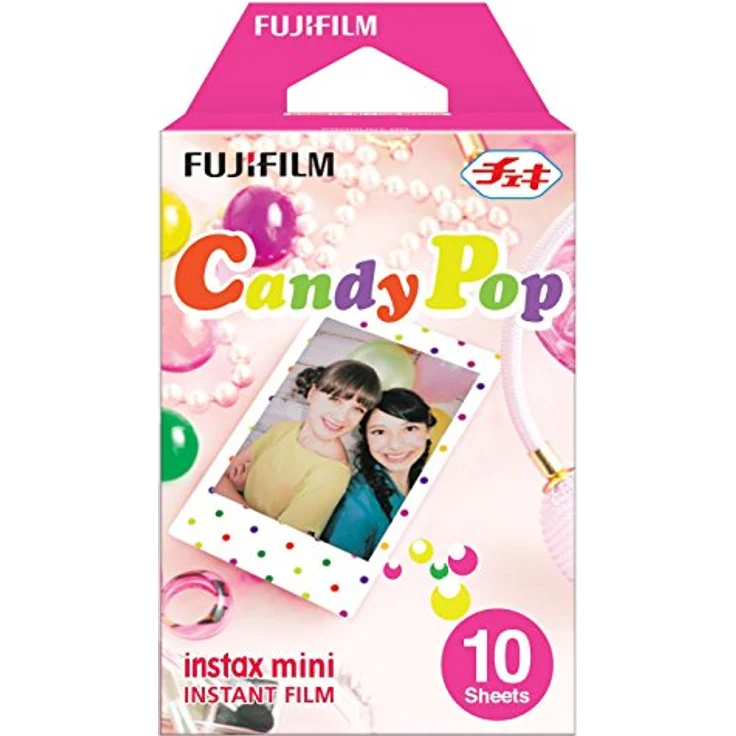 Fujifilm Instax Mini Instant Film, Candy Pop, Einzelpackung – Bild 1