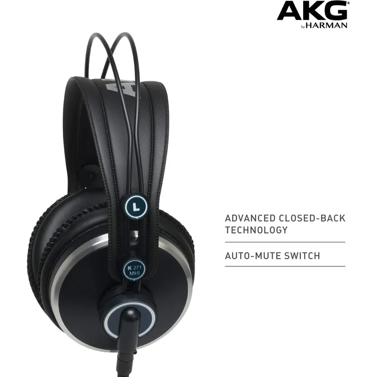 AKG Acoustics K 271 MK II Over-Ear-Kopfhörer, schwarz – Bild 3