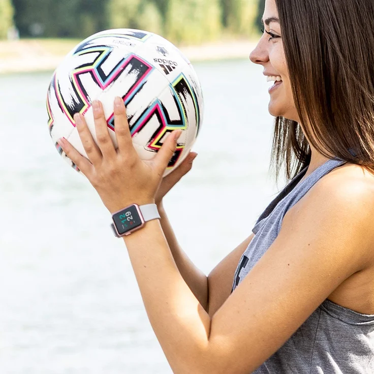 X-WATCH xlyne KETO Sun Reflect Smartwatch Unisex, Einheitsgröße, Metallgehäuse, Soft Grey – Bild 4
