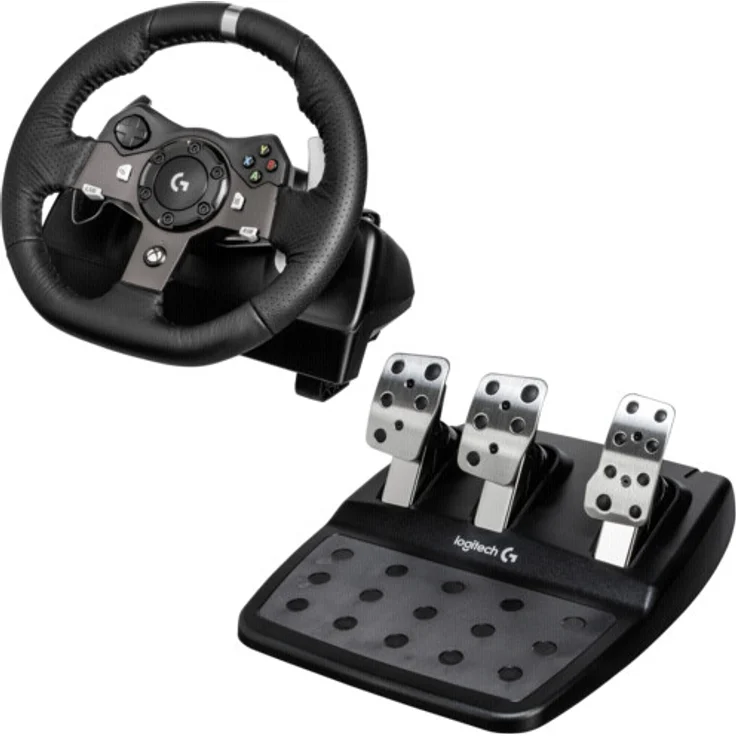 Logitech G920 Driving Force Schwarz (941-000124) (PC, Xbox One, Xbox Series) – Bild 2