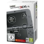 New Nintendo 3DS XL Metallic Schwarz 256MB & 4GB Speicherkarte