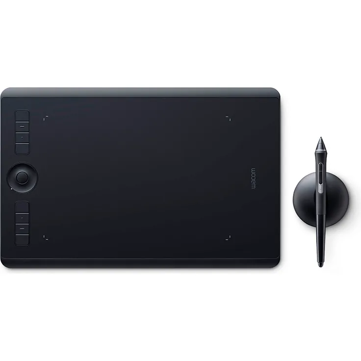 Wacom Intuos Pro Stifttablett Größe M, Grafiktablett (inkl. Pro Pen 2 Eingabestift mit verschiedenen Spitzen, geeignet für Windows & Apple)