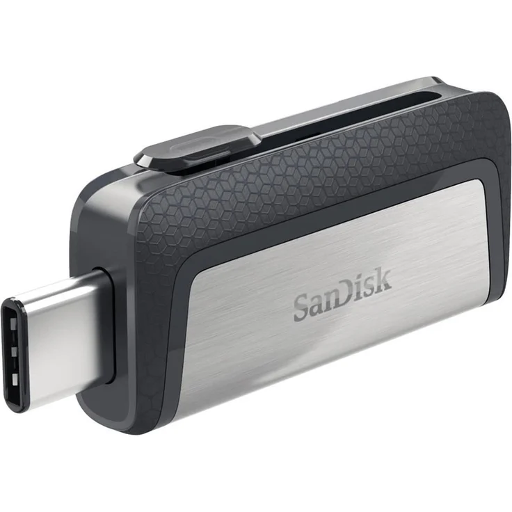 SanDisk Ultra Dual USB Type-C Laufwerk Smartphone Speicher 128 GB (Mobiler Speicher, USB 3.1, versenkbarer Doppelanschluss, 150MB-s Übertragungsraten, USB Laufwerk) – Bild 1