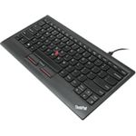 Lenovo ThinkPad Compact USB Keyboard with TrackPoint - Tastatur - USB - USA QWERTY - - für ThinkCentre M70, M80, ThinkPad T14 Gen 2, T15 Gen 2, V14 G2 ALC, V15 IML, V50s-07, V55t-15 (0B47190)