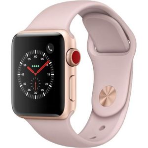 Bild für Apple Watch Series 3 38mm Aluminium gold mit Sportarmband Sandrosa GPS + Cellular