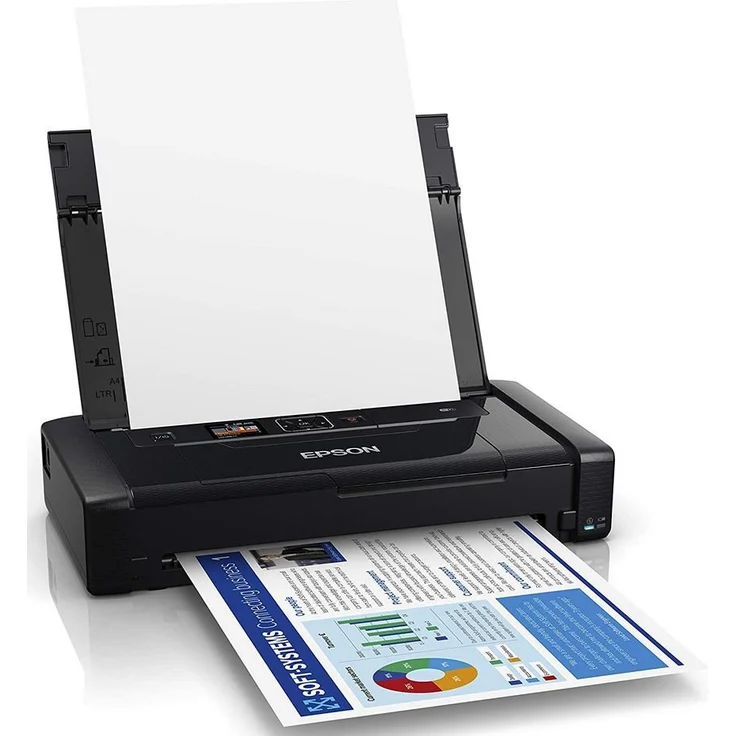 Epson WorkForce WF-110W - Tintenstrahldrucker, Druckgeschwindigkeit (S/min): 14 S/W, 11 Farbe, Auflösung: 5760 x 1440 (USB, WLAN, AirPrint, Mopria, Wi-Fi Direct, Cloud Print) C11CH25401 – Bild 3
