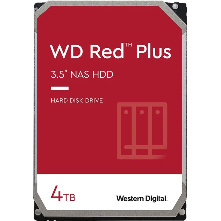 Western Digital WD Red Plus 4TB, SATA 6Gb/s (WD40EFRX) – Bild 1