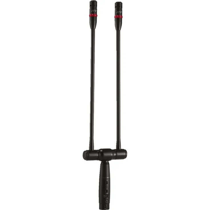 JTS GM-5212LDU Doppel-Schwanenhalsmikrofone mit LED schwarz