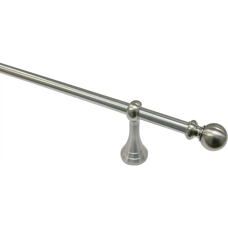 Gardinia Polaris 1-Lauf 19 mm edelstahl-optik 160 cm