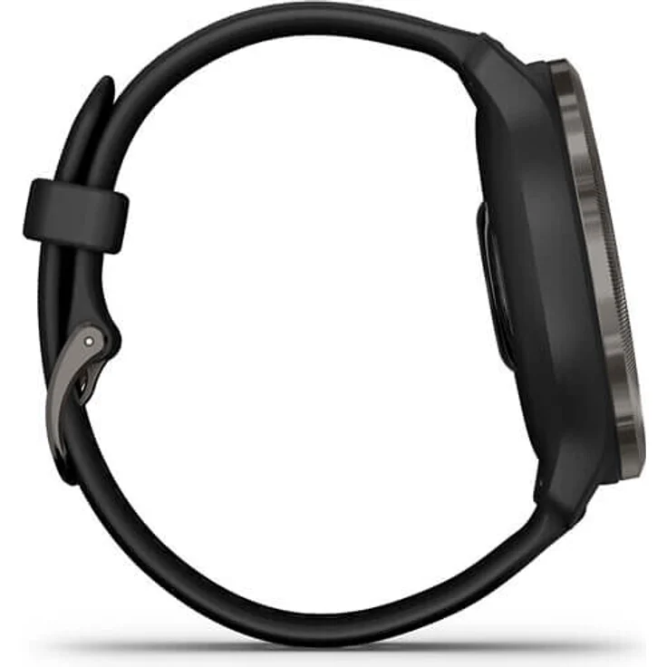 Garmin Venu 2 Smartwatch GPS, Unisex, Einheitsgröße, Edelstahl+Kunststoffgehäuse, Silikonarmband, Schiefergrau/Schwarz (010-02430-11) – Bild 4