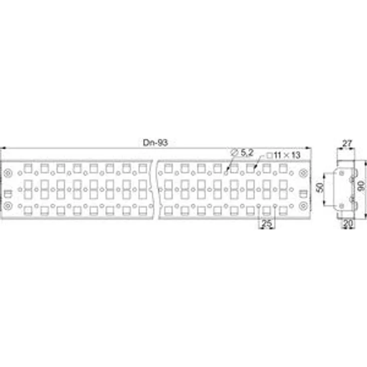 Schneider Spacial SF-SM-Universal-Traverse, 1000x1000x1000mm, Verp.einheit: 2 Stück