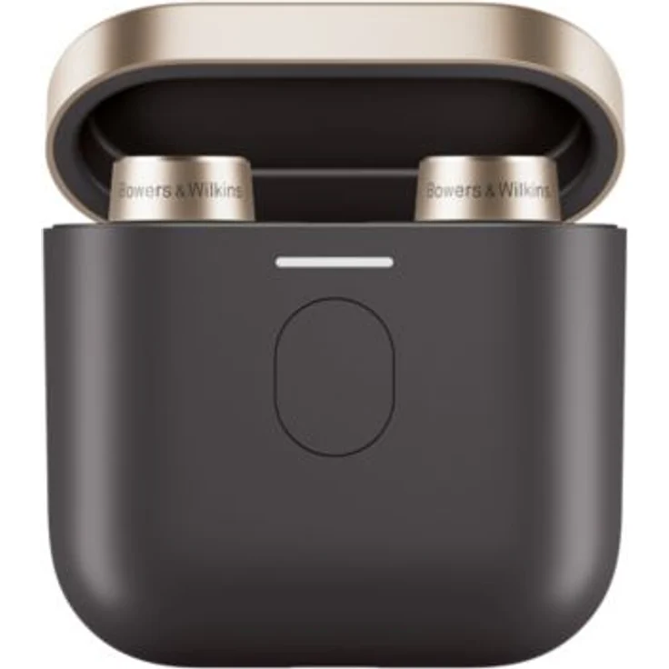 Bowers & Wilkins PI7 Black True Wireless In-Ear-Kopfhörer, Noise Cancelling, kabellos, wasserdicht (IP54), schwarz, gold – Bild 8
