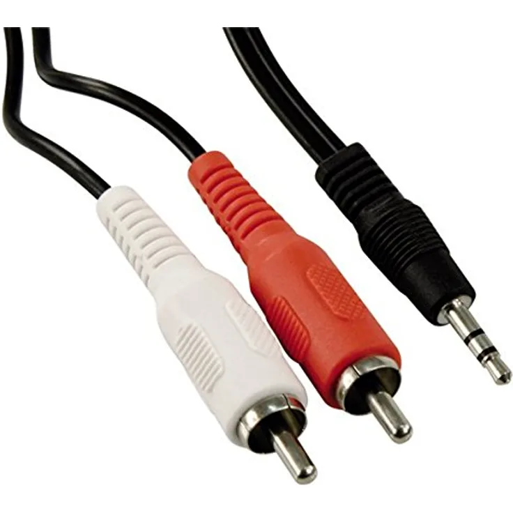 HOLLYWOOD the Starsound - 3,5mm-Klinke auf Cinch-Adapterkabel, 5m