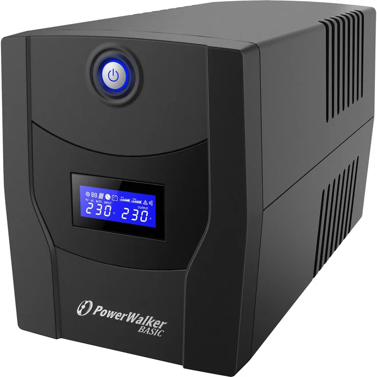 PowerWalker VI 2200 STL Line-Interaktiv 2200VA 4AC-Ausgänge Tower Schwarz Unterbrechungsfreie Stromversorgung (UPS) (10121077) – Bild 2