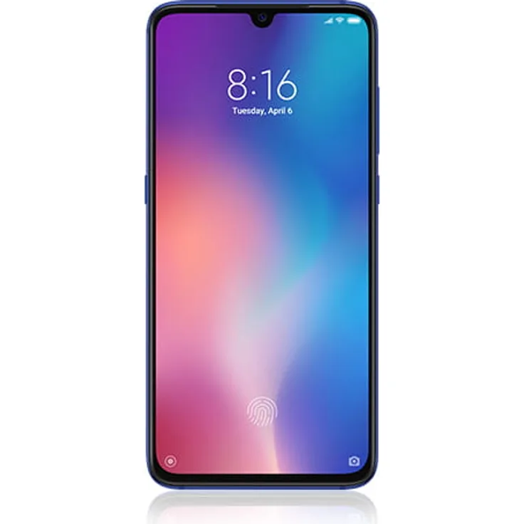 Xiaomi Mi 9 Smartphone 16,23cm (6,39 Zoll) AMOLED-Display, 128GB interner Speicher, 6GB RAM, Dual-SIM, Android, Ocean Blue - Preisvergleich