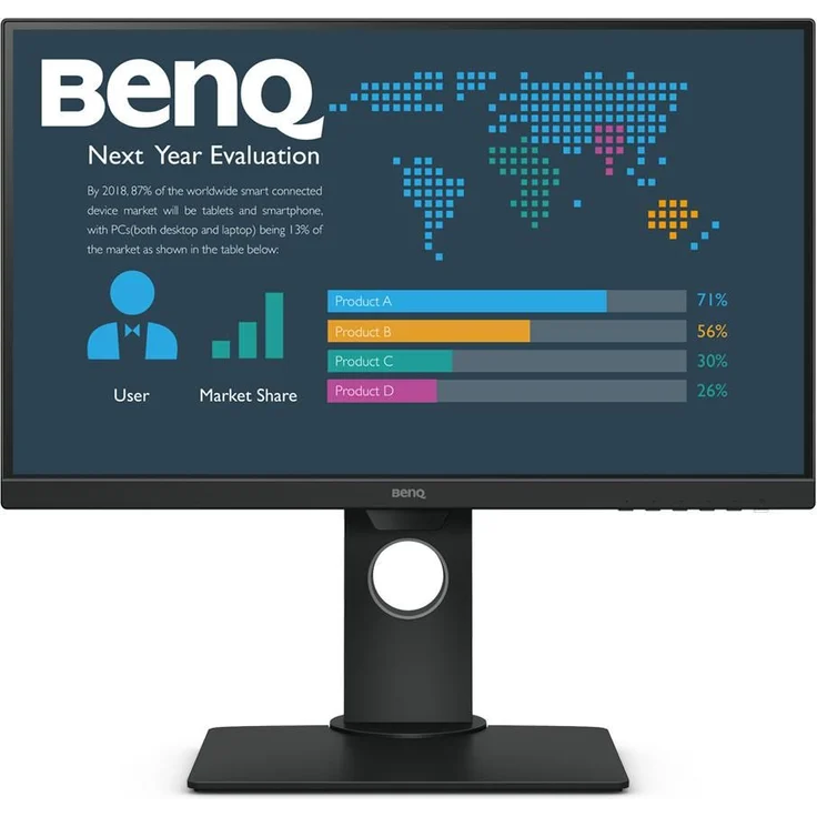 BenQ BL2480T (9H.LHFLA.TBE) - 23,8 Zoll, Full HD (1920 x 1080), IPS-Panel, 60Hz, 5ms, 250cd/m² – Bild 1
