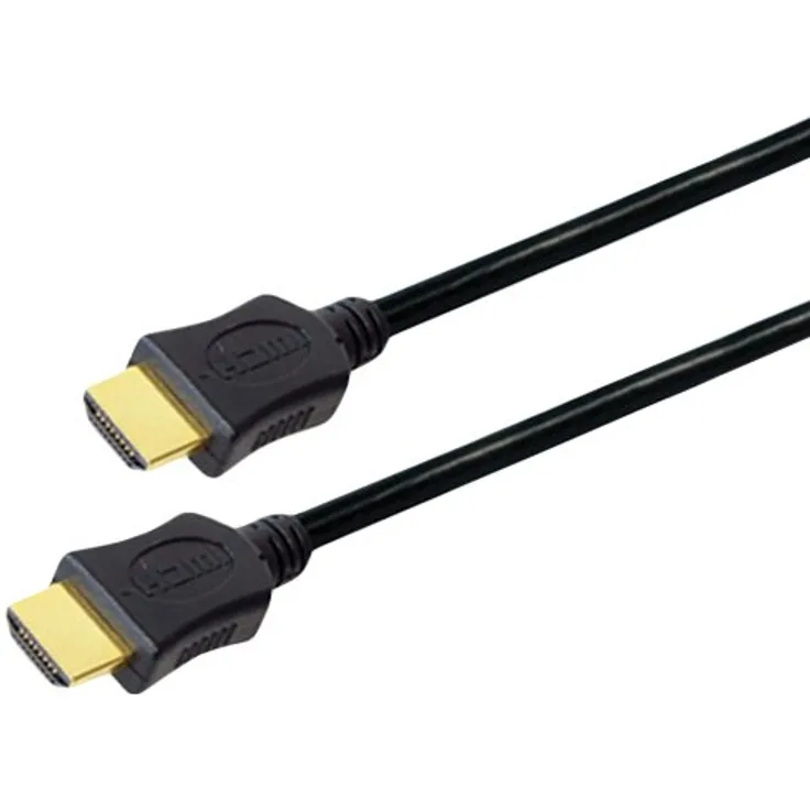 COMAG HDMI Kabel HIGH SPEED mit Ethernet (vergoldete Stecker, Full HD 1080p, 3D) 1,5m schwarz