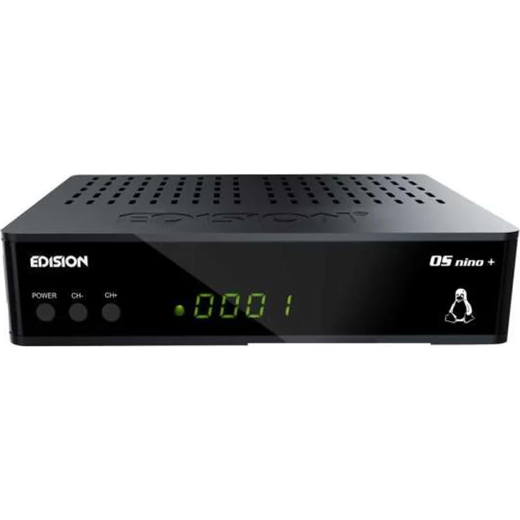 Edision OS NINO+ Full HD Linux E2 Sat Receiver H.265/HEVC 1x DVB-S2, 2X USB, HDMI, LAN, Linux, Kartenleser, 1080p [Vorprogrammiert für Astra] – Bild 3