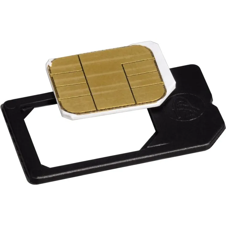 Hama 106687 microSIM Adapter schwarz