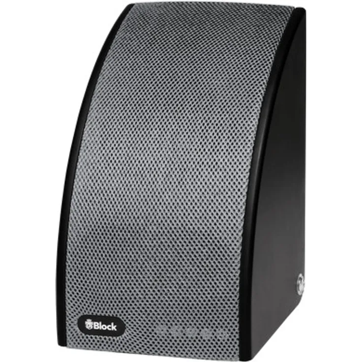 Audioblock SB-50 Multiroom-Lautsprecher mit DAB+, FM, KW, DAB, Webradio, geeignet für Indoor, schwarz, grau
