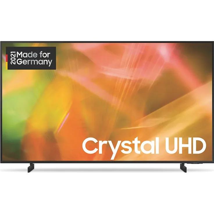 Samsung GU85AU8079U 214 cm (85 Zoll) Crystal UHD 4K Smart TV (Ultra HD, HDR, Edge LED) HD-Triple-Tuner (Sat, Antenne, Kabel) Modelljahr 2021 Energieklasse G (DE-Modell)