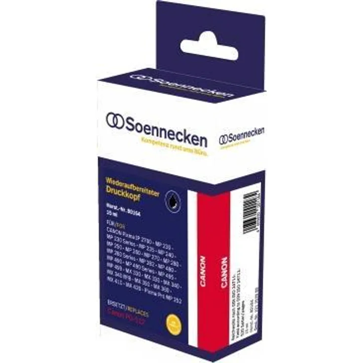 Soennecken Tintenpatrone 80164 wie Canon PG512 schwarz (80164)