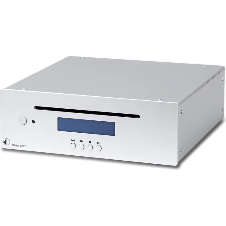 Pro-Ject CD Box DS2 T Mini High End CD Laufwerk CD-R CD-RW Hybrid-SACD, HiFi-CD-Player, silber