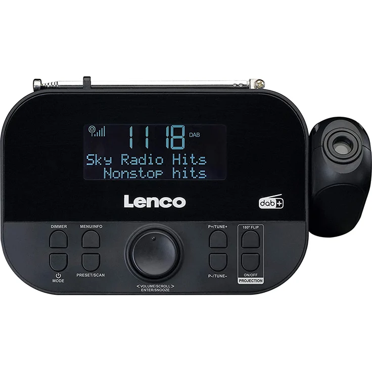 Lenco CR-615 Radiowecker, schwarz – Bild 3