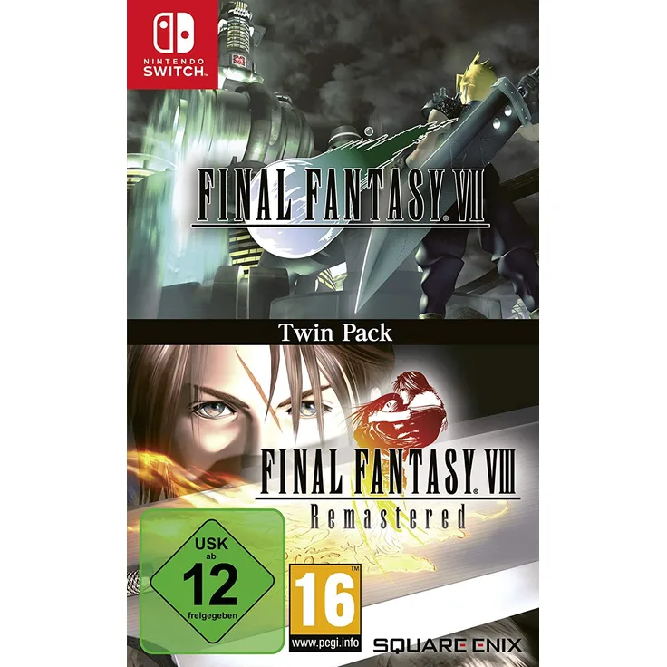 Final Fantasy VII & Final Fantasy VIII Remastered (Twin Pack) (Switch)