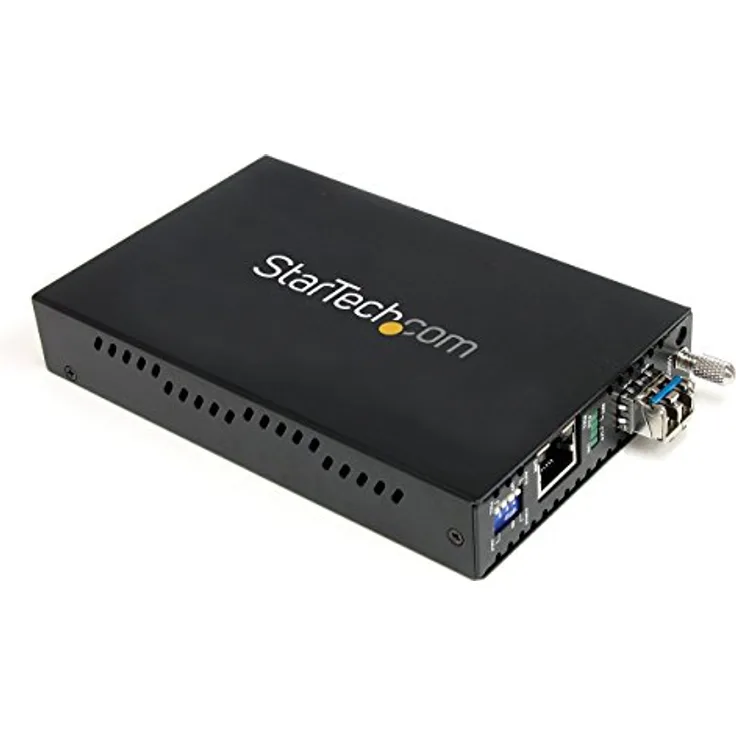 StarTech.com Gigabit Ethernet Single Mode LWL - Glasfaser LC Medienkonverter 40 km