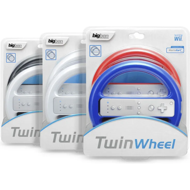BigBen Mini Wheel Twin Pack (BB267570) (Wii)