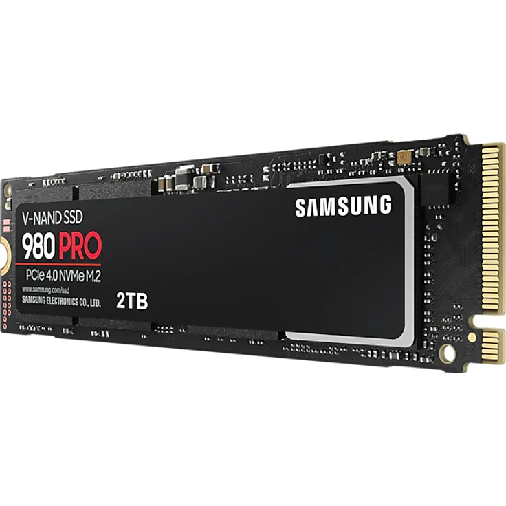 Samsung 980 PRO MZ-V8P2T0BW - Solid-State-Disk - verschlüsselt - 2 TB - intern - M.2 2280 - PCI Express 4.0 x4 (NVMe) - Puffer: 2 GB - 256-Bit-AES - TCG Opal Encryption (MZ-V8P2T0BW) – Bild 3