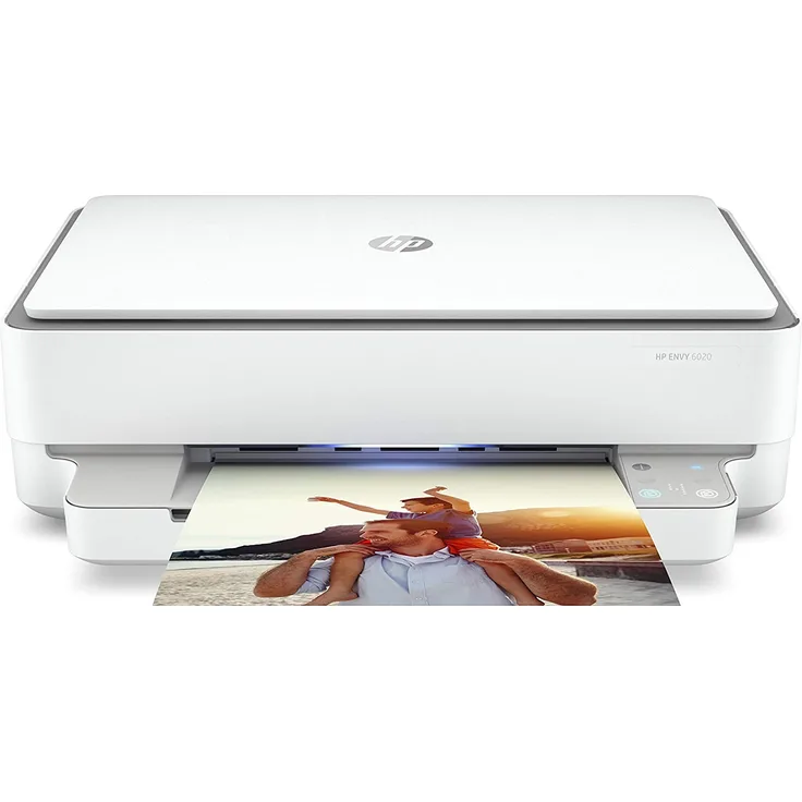 HP Envy 6020 (3-in-1) Multifunktionsdrucker - (Thermal Inkjet) Farbe, Druckgeschwindigkeit: 10 s/w, 7 Farbe, Auflösung: 1200 x 1200, USB, WLAN, AirPrint, Mobile Print (5SE16B)
