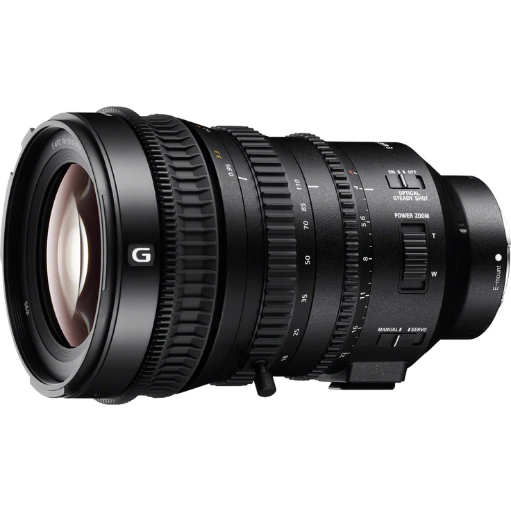 Sony SEL-P18110G G Powerzoom-Objektiv (18-110 mm, F4, OSS, APS-C, geeignet für A6000, A5100, A5000 und Nex Serien, E-Mount) schwarz – Bild 1