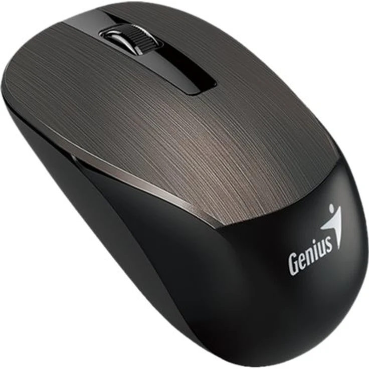 Genius 31030119102 NX-7015 Chocolate USB 1200 DPI Funkmaus schwarz – Bild 1