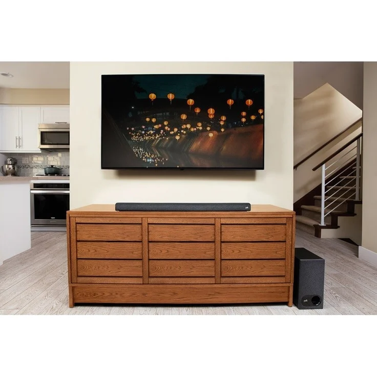 Polk Audio Signa S3 2.1 Soundbar mit Subwoofer, kabellos/kabelgebunden, geeignet für TV, schwarz  – Bild 21