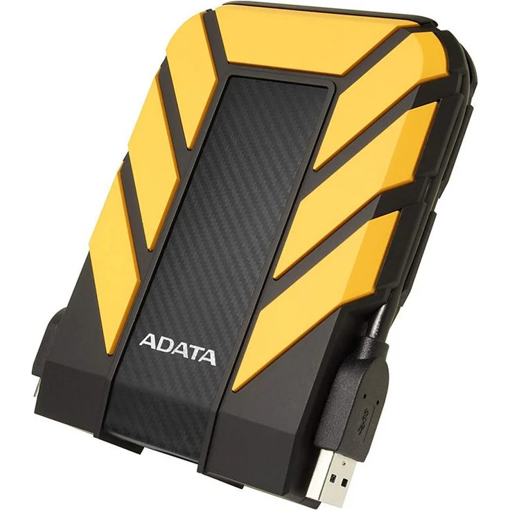 ADATA HD710 Pro Externe Festplatte, 1TB Kapazität, USB 3.2 Gen1, gelb – Bild 1