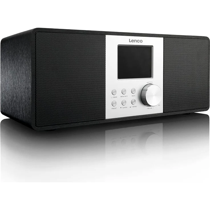 Lenco DIR-200 Internetradio mit WLAN, TFT-Display, schwarz – Bild 3