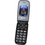 SWITEL Mobiltelefon mit Grosstasten Tischladeschale XL Rufton bis 90dB Hoererlautstaerke bis 35 dB SOS Taste Hoergeraetekompatibel