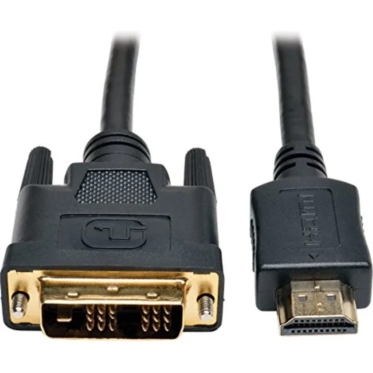 Tripp Lite P566-010 HDMI-auf-DVI-Kabel, Digital-Monitor-Adapter-Videokonverterkabel (HDMI zu DVI-D M-M), 3 m