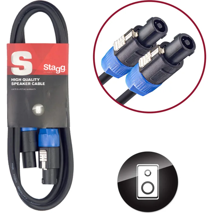 Stagg SSP10SS15 Lautspecher Kabel (10m, 1,5mm)