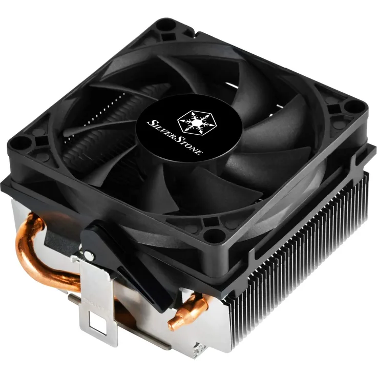 SilverStone SST-KR01 - Kryton CPU Kühler, low profile, slim 80mm PWM Lüfter, 54mm Höhe, AMD Sockel AM2-AM3-AM4-FM1-FM2