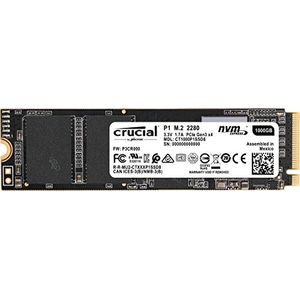 Bild für Crucial P1 1TB CT1000P1SSD8 Internes SSD-bis zu 2000 MB-s (3D NAND, NVMe, PCIe, M.2)