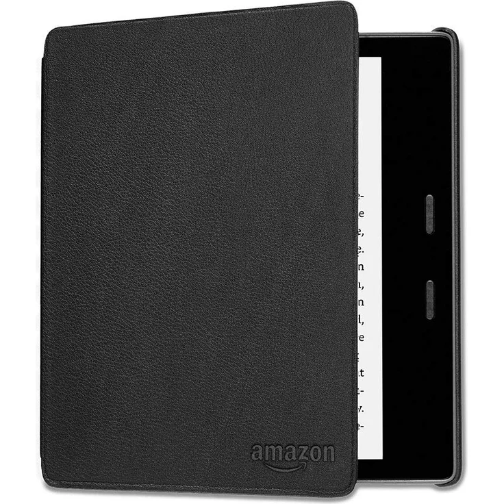 Kindle Oasis Lederhülle, Schwarz— Nur passend für die 9. Generation (2017 Modell) und 10. Generation (2019 Modell).
