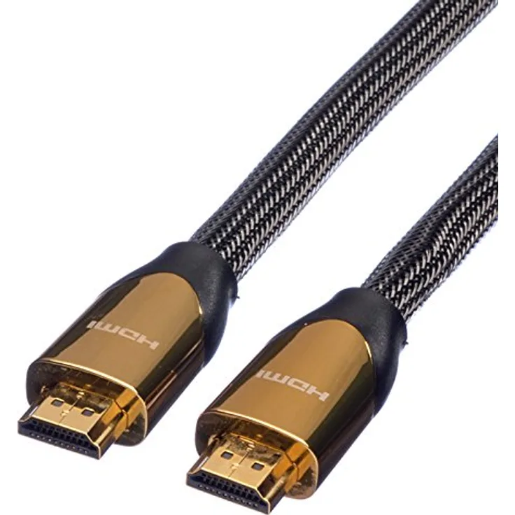 ROLINE Premium HDMI Kabel mit Ethernet | UHD Qualität | Übertragung in 3D und 4K | Schwarz 2 m