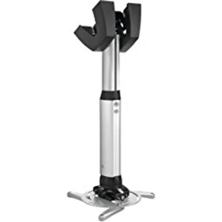 Vogel's PPC 1540 Projektor-Deckenhalterung für 30-337mm (1,2-13,2 Zoll) Projektoren, drehbar + neigbar und höhenverstellbar, max. 15 kg, silber