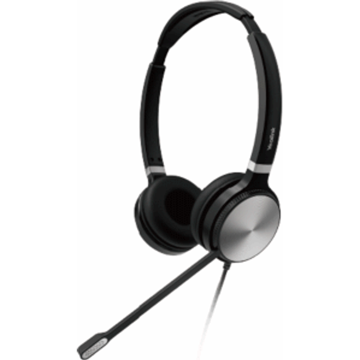 Yealink UH36 Duo UC Headset, schwarz/silber