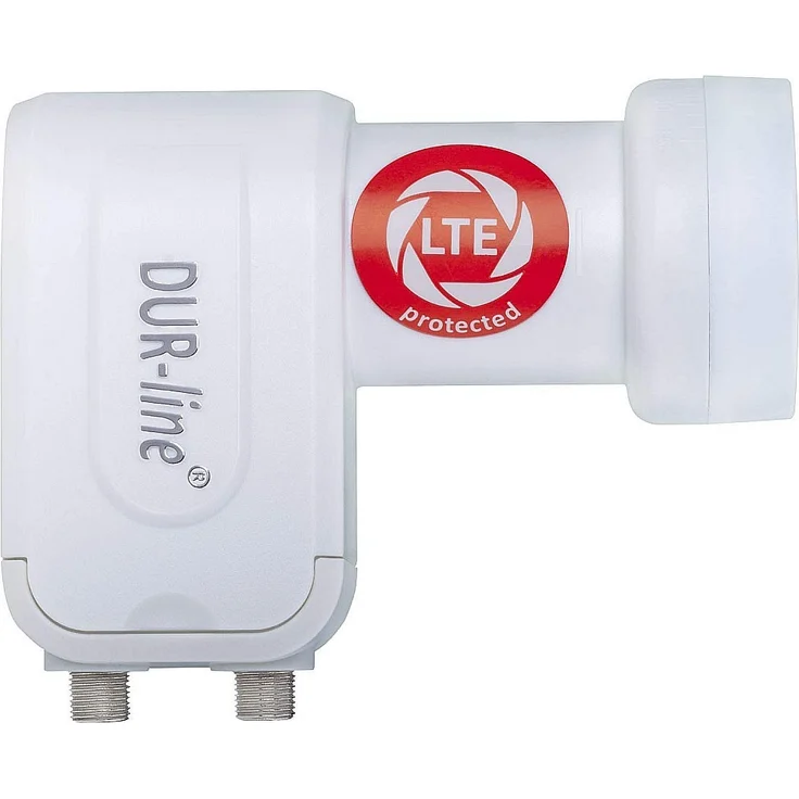 DUR-line +Ultra Twin LNB für bis zu 2 Teilnehmer white/weiß – Bild 1